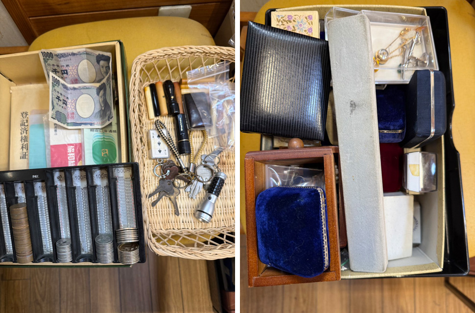 空き家になった実家の片付けでの買取り品その１